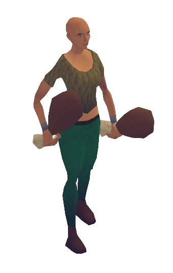 Turkey Drumstick Mainhand Equipped.png