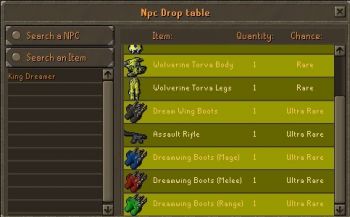 Npc drop table king dreamer.jpg